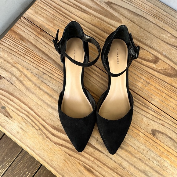 14th & Union Ayla black suede heels, 11 - Picture 2 of 8